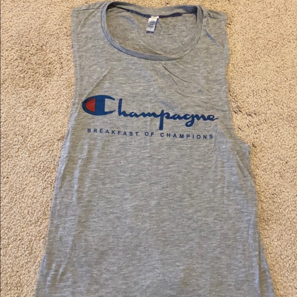 Champion inspired muscle tank